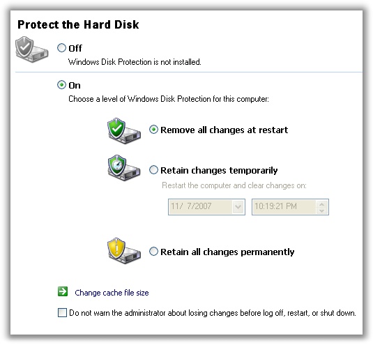 Protect Hard Drive Kiosk